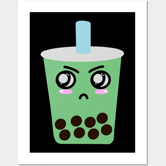 Mad matcha boba Wall Art by tothemoons